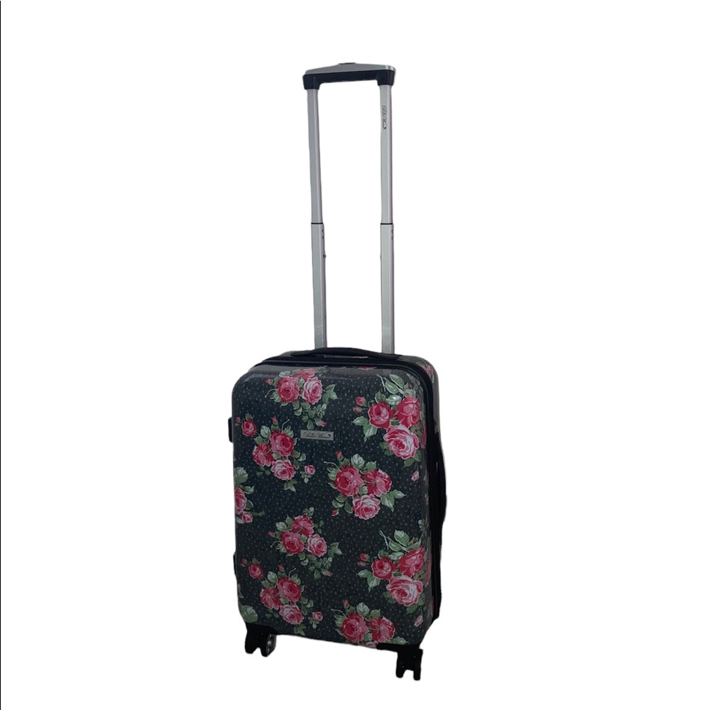 NWOT The Pioneer Woman Hardside Luggage 20 Inch Checked Luggage, Rose Garden